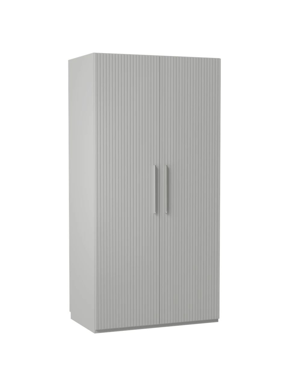 Westwing Collection Modularer Drehtürenschrank Simone in Grau, 100 cm Breite, mehrere Varianten, Basic Interior, Höhe 200 cm 1 Westwing Collection Modularer Drehtürenschrank Simone in Grau, 100 cm Breite, mehrere Varianten, Basic Interior, Höhe 200 cm