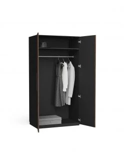 Westwing Collection Modularer Drehtürenschrank Simone in Walnuss-Optik, 100 cm Breite, mehrere Varianten, Basic Interior, Höhe 200 cm 9 Westwing Collection Modularer Drehtürenschrank Simone in Walnuss-Optik, 100 cm Breite, mehrere Varianten, Basic Interior, Höhe 200 cm -Westwingnow Geschaft Modularer Drehturenschrank Simone in Walnuss Optik 100 cm Breite mehrere Varianten 3