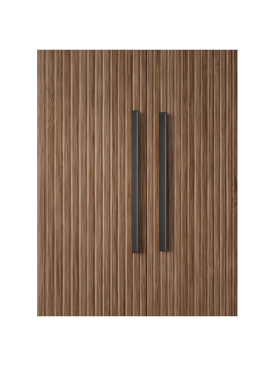 Westwing Collection Modularer Drehtürenschrank Simone in Walnuss-Optik, 100 cm Breite, mehrere Varianten, Basic Interior, Höhe 200 cm 6 Westwing Collection Modularer Drehtürenschrank Simone in Walnuss-Optik, 100 cm Breite, mehrere Varianten, Basic Interior, Höhe 200 cm – Bild 6