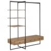 Westwing Collection Offener Kleiderschrank Pacey aus Holz und Metall, B 150 x H 180 cmNur noch 1 Artikel verfügbar