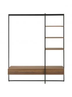 Westwing Collection Offener Kleiderschrank Pacey aus Holz und Metall, B 150 x H 180 cmNur noch 1 Artikel verfügbar -Westwingnow Geschaft Offener Kleiderschrank Pacey aus Holz und Metall 5