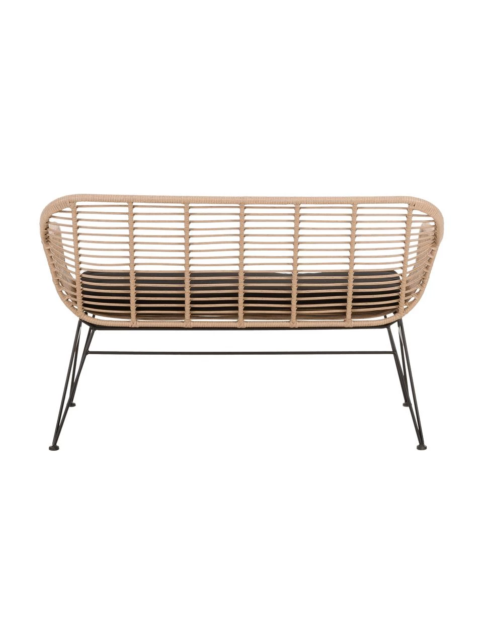 Westwing Collection Polyrattan-Sitzbank Costa in Hellbraun, B 126 x H 81 cm 6 Westwing Collection Polyrattan-Sitzbank Costa in Hellbraun, B 126 x H 81 cm – Bild 6