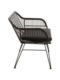 Westwing Collection Polyrattan-Sitzbank Costa in Schwarz, B 126 x H 81 cm 9 Westwing Collection Polyrattan-Sitzbank Costa in Schwarz, B 126 x H 81 cm -Westwingnow Geschaft Polyrattan Sitzbank Costa in Schwarz 3