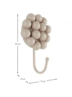 Jotex Porzellan-Wandhaken Benevento in Beige, 2 Stück, B 11 x H 16 cm -Westwingnow Geschaft Porzellan Wandhaken Benevento in Beige 2 Stuck 2