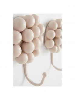 Jotex Porzellan-Wandhaken Benevento in Cremeweiß, 2 Stück, B 11 x H 16 cm -Westwingnow Geschaft Porzellan Wandhaken Benevento in Cremeweiss 2 Stuck 2