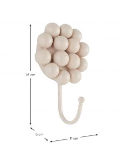 Jotex Porzellan-Wandhaken Benevento in Cremeweiß, 2 Stück, B 11 x H 16 cm -Westwingnow Geschaft Porzellan Wandhaken Benevento in Cremeweiss 2 Stuck 3