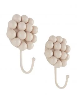 Jotex Porzellan-Wandhaken Benevento in Cremeweiß, 2 Stück, B 11 x H 16 cm -Westwingnow Geschaft Porzellan Wandhaken Benevento in Cremeweiss 2 Stuck 4