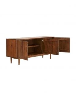 Westwing Collection Retro Sideboard Paul mit Türen aus massivem Mangoholz, B 180 x H 75 cm 11 Westwing Collection Retro Sideboard Paul mit Türen aus massivem Mangoholz, B 180 x H 75 cm -Westwingnow Geschaft Retro Sideboard Paul mit Turen aus massivem Mangoholz 5
