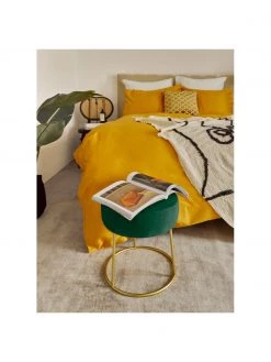 Bizzotto Runder Samt-Hocker Clarissa in Gr&uuml;n, Ø 35 x H 40 cm -Westwingnow Geschaft Runder Samt Hocker Clarissa in Grun 3