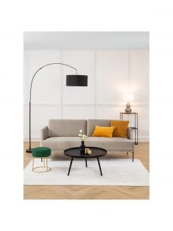 Bizzotto Runder Samt-Hocker Clarissa in Gr&uuml;n, Ø 35 x H 40 cm -Westwingnow Geschaft Runder Samt Hocker Clarissa in Grun 4