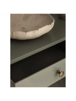 Rustikale Konsole Ditti aus Holz in Grün, B 104 x H 83 cm -Westwingnow Geschaft Rustikale Konsole Ditti aus Holz in Grun 5