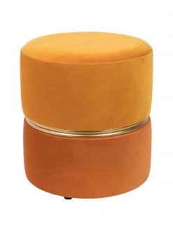 Samt-Hocker Bubbly, Ă 35 x H 39 cm