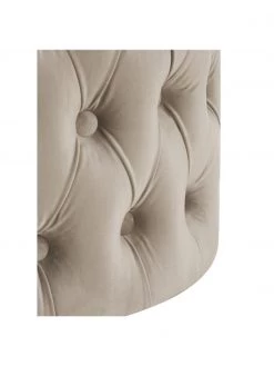 Westwing Collection Samt-Hocker Chiara mit Stauraum in Beige, Ø 50 x H 42 cm -Westwingnow Geschaft Samt Hocker Chiara mit Stauraum in Beige 5