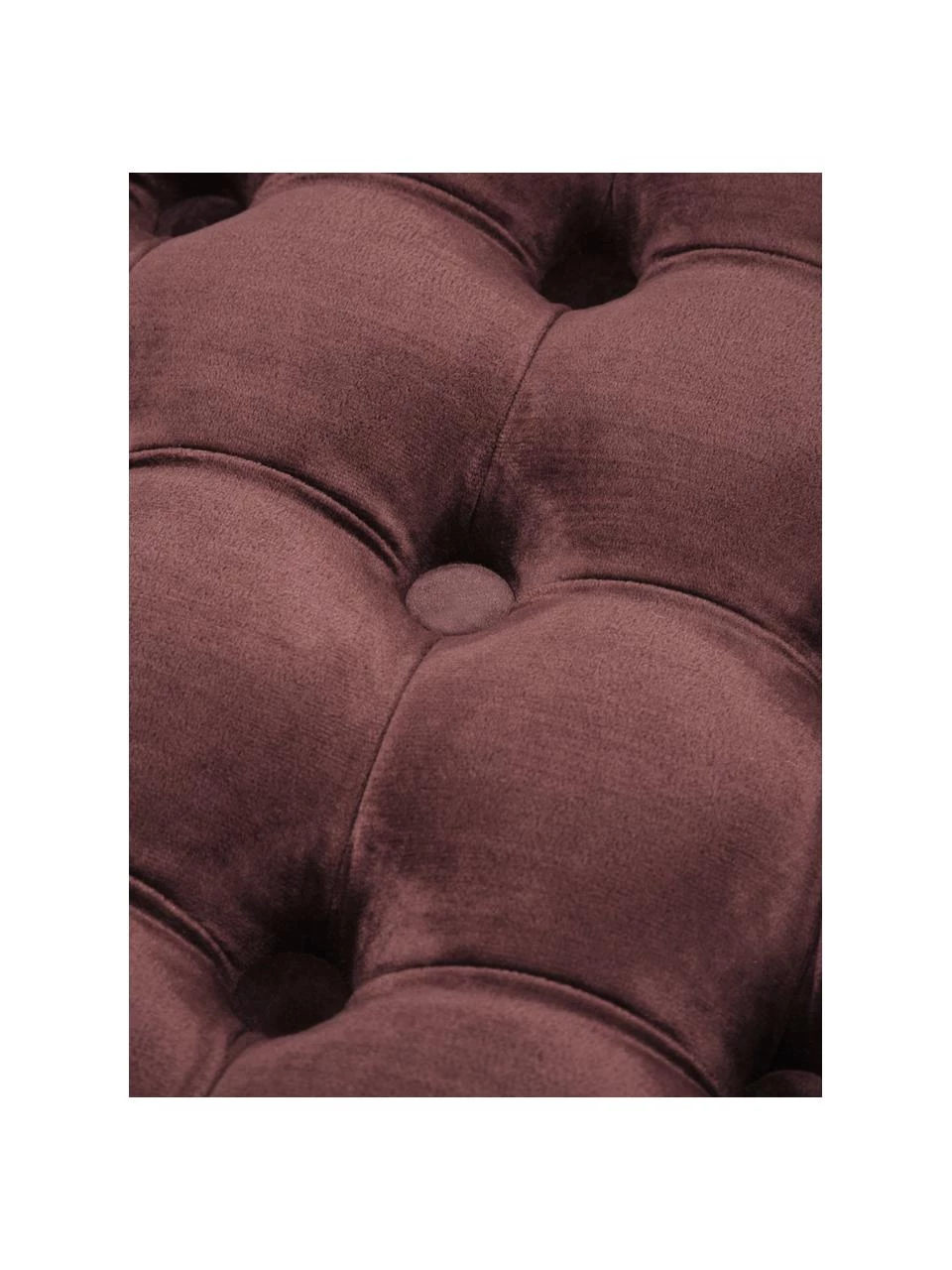 Westwing Collection Samt-Hocker Chiara mit Stauraum in Rostbraun, Ø 50 x H 42 cm 5 Westwing Collection Samt-Hocker Chiara mit Stauraum in Rostbraun, Ø 50 x H 42 cm – Bild 5