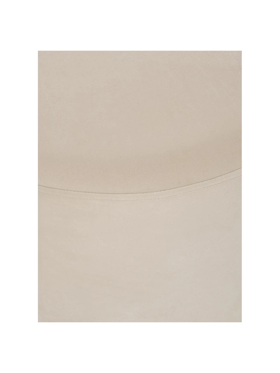 Westwing Collection Samt-Hocker Daisy in Beige, Ø 54 x H 38 cm 4 Westwing Collection Samt-Hocker Daisy in Beige, Ø 54 x H 38 cm – Bild 4