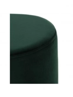 Westwing Collection Samt-Hocker Orchid in Gr&uuml;n, Ø 38 x H 38 cm -Westwingnow Geschaft Samt Hocker Orchid in Grun 3