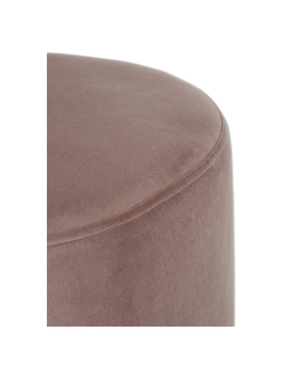 Westwing Collection Samt-Hocker Orchid in Rosa, Ø 38 x H 38 cm 5 Westwing Collection Samt-Hocker Orchid in Rosa, Ø 38 x H 38 cm – Bild 5