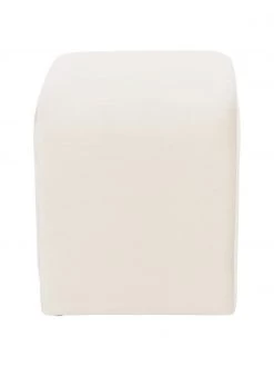 Westwing Collection Samt-Hocker Penelope in Cremewei&szlig;, B 61 x H 46 cm -Westwingnow Geschaft Samt Hocker Penelope in Cremeweiss 4