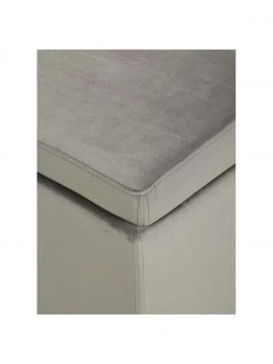 Westwing Collection Samt-Hocker Winou mit Stauraum in Hellgrau, B 50 x H 48 cm 11 Westwing Collection Samt-Hocker Winou mit Stauraum in Hellgrau, B 50 x H 48 cm -Westwingnow Geschaft Samt Hocker Winou mit Stauraum in Hellgrau 5