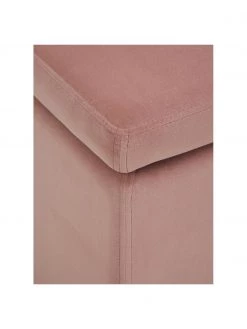 Westwing Collection Samt-Hocker Winou mit Stauraum in Rosa, B 50 x H 48 cm -Westwingnow Geschaft Samt Hocker Winou mit Stauraum in Rosa 3