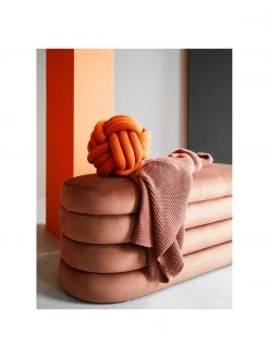 Westwing Collection Samt-Polsterbank Alto in Braun, B 110 x H 47 cm -Westwingnow Geschaft Samt Polsterbank Alto in Braun 2