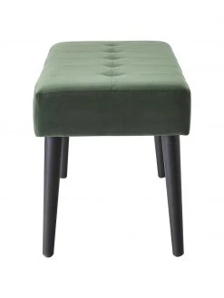 Samt-Polsterbank Glory in Dunkelgrün, B 95 x H 45 cm 10 Samt-Polsterbank Glory in Dunkelgrün, B 95 x H 45 cm -Westwingnow Geschaft Samt Polsterbank Glory in Dunkelgrun 4