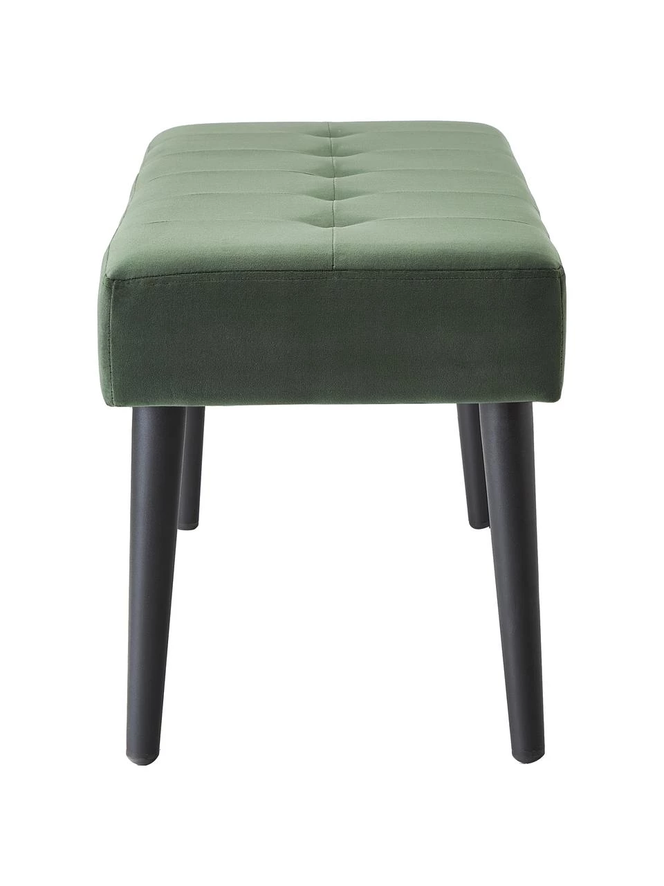 Samt-Polsterbank Glory in Dunkelgrün, B 95 x H 45 cm 5 Samt-Polsterbank Glory in Dunkelgrün, B 95 x H 45 cm – Bild 5