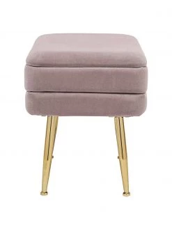 Bizzotto Samt-Polsterbank Pavlina mit Stauraumfunktion, B 50 x H 42 cmNur noch 1 Artikel verfügbar -Westwingnow Geschaft Samt Polsterbank Pavlina mit Stauraumfunktion 10