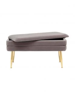 Bizzotto Samt-Polsterbank Pavlina mit Stauraumfunktion, B 80 x H 42 cm -Westwingnow Geschaft Samt Polsterbank Pavlina mit Stauraumfunktion 15