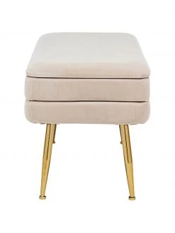 Bizzotto Samt-Polsterbank Pavlina mit Stauraumfunktion, B 80 x H 42 cm -Westwingnow Geschaft Samt Polsterbank Pavlina mit Stauraumfunktion 5