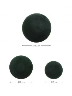 Samt-Wandhaken-Set Giza in Dunkelgrün, 3-tlg., Set mit verschiedenen GrößenNur noch 1 Artikel verfügbar -Westwingnow Geschaft Samt Wandhaken Set Giza in Dunkelgrun 3 tlg 2