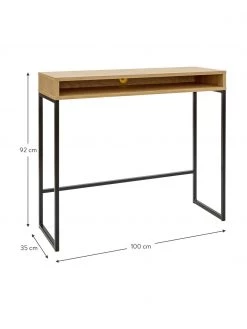 Woodman Schmaler Steh-Schreibtisch Frame, B 100 x T 35 cm -Westwingnow Geschaft Schmaler Steh Schreibtisch Frame 2