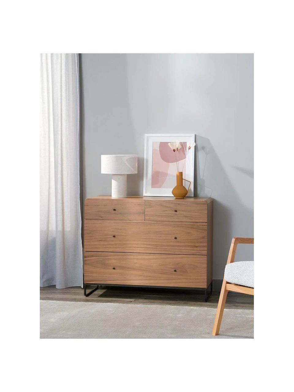 Westwing Collection Schubladenkommode Sally, B 100 x H 80 cm 2 Westwing Collection Schubladenkommode Sally, B 100 x H 80 cm – Bild 2