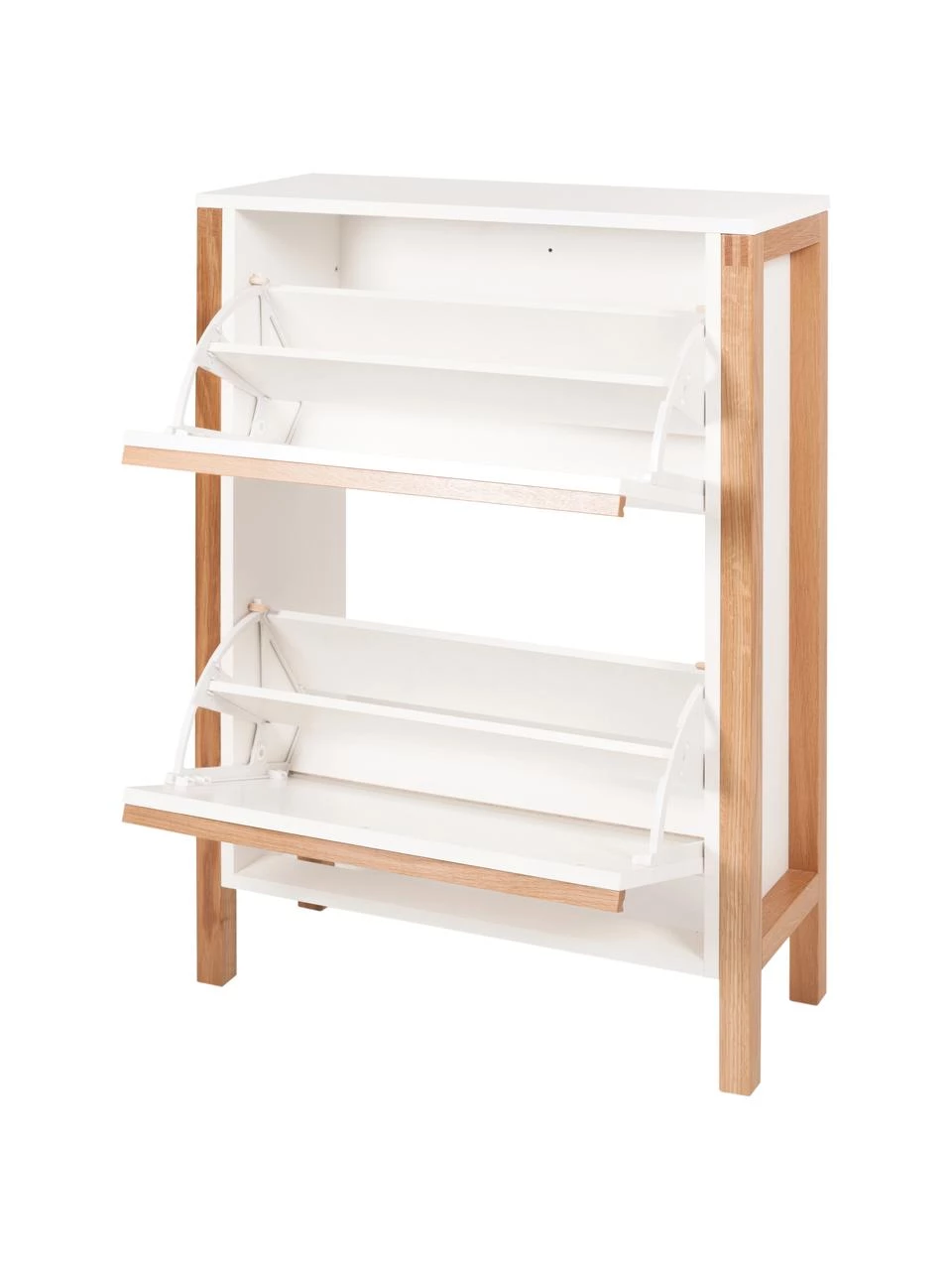 Woodman Schuhschrank Northgate mit 2 Klappfächern, B 65 x H 93 cm 4 Woodman Schuhschrank Northgate mit 2 Klappfächern, B 65 x H 93 cm – Bild 4