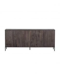 Sideboard Avourio mit geriffelter Front aus Eschenholz, 4-türig, B 200 x H 85 cm 9 Sideboard Avourio mit geriffelter Front aus Eschenholz, 4-türig, B 200 x H 85 cm -Westwingnow Geschaft Sideboard Avourio mit geriffelter Front aus Eschenholz 4 turig 3