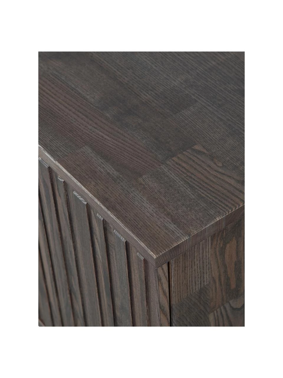 Sideboard Avourio mit geriffelter Front aus Eschenholz, 4-türig, B 200 x H 85 cm 6 Sideboard Avourio mit geriffelter Front aus Eschenholz, 4-türig, B 200 x H 85 cm – Bild 6