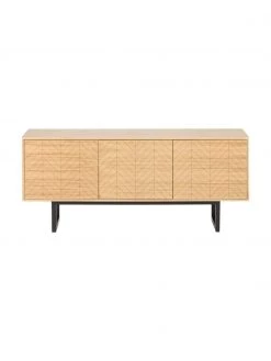Woodman Sideboard Camden mit Türen und Eichenholzfurnier, B 175 x H 75 cm 9 Woodman Sideboard Camden mit Türen und Eichenholzfurnier, B 175 x H 75 cm -Westwingnow Geschaft Sideboard Camden mit Turen und Eichenholzfurnier 8