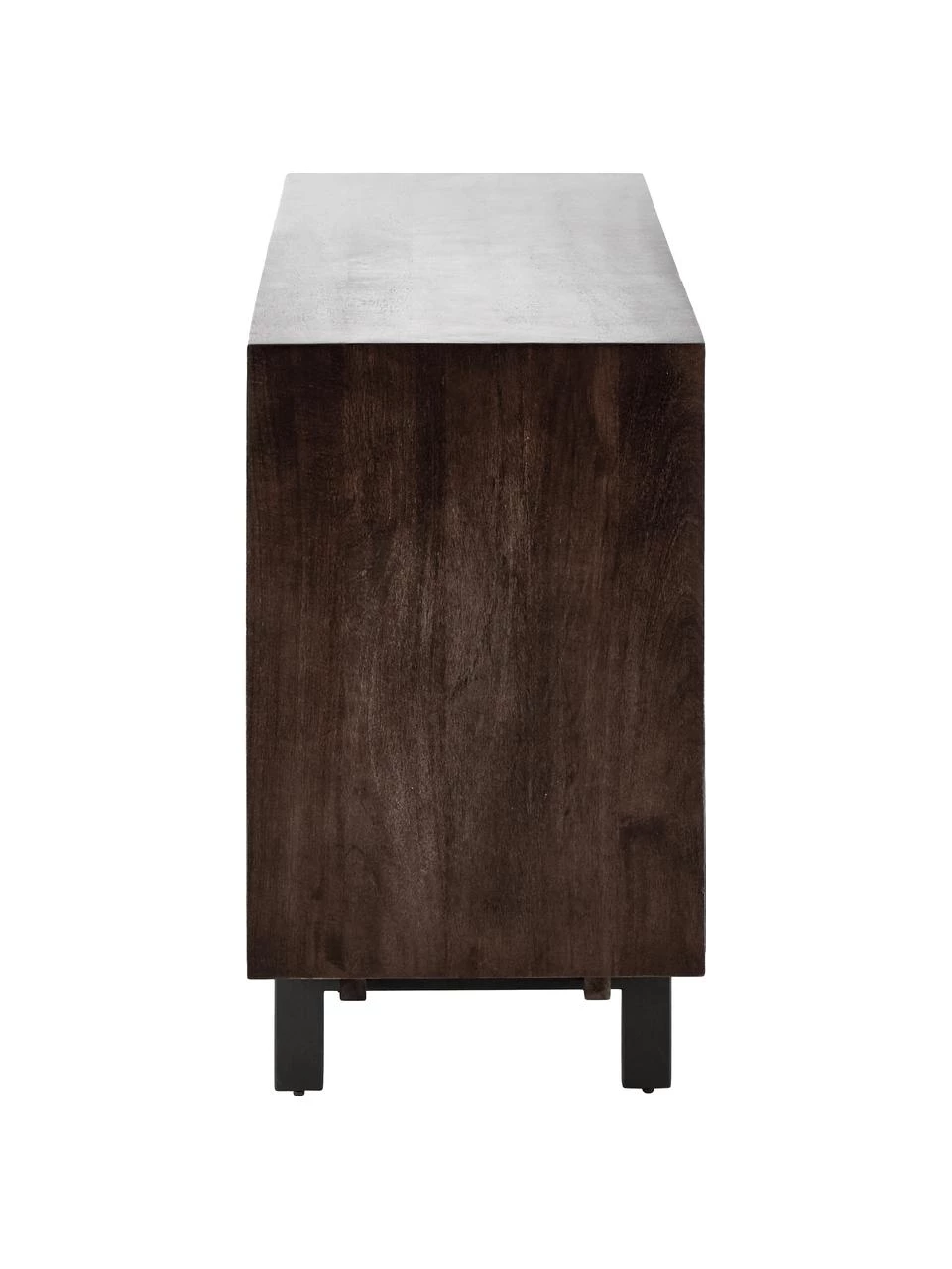 Westwing Collection Sideboard Karl mit Türen aus massivem Mangoholz, B 165 x H 61 cm 5 Westwing Collection Sideboard Karl mit Türen aus massivem Mangoholz, B 165 x H 61 cm – Bild 5