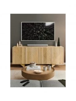 Westwing Collection Sideboard Louis aus Massivholz mit Türen, B 177 x H 75 cm 9 Westwing Collection Sideboard Louis aus Massivholz mit Türen, B 177 x H 75 cm -Westwingnow Geschaft Sideboard Louis aus Massivholz mit Turen 3