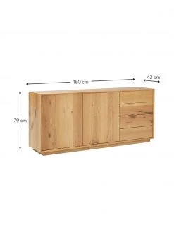 Westwing Collection Sideboard Noel aus Eschenholzfurnier, B 180 x H 79 cm -Westwingnow Geschaft Sideboard Noel aus Eschenholzfurnier 2