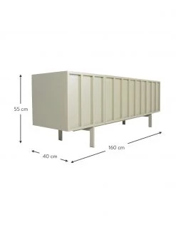 HKliving Sideboard Pebble in Beige, B 160 x H 55 cm -Westwingnow Geschaft Sideboard Pebble in Beige 2