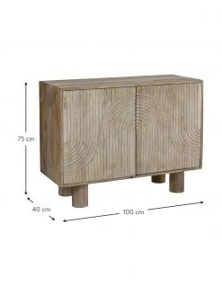Sideboard Tess aus massivem Mangoholz, B 100 x H 75 cm -Westwingnow Geschaft Sideboard Tess aus massivem Mangoholz 2