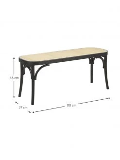 Westwing Collection Sitzbank Franz mit Wiener Geflecht, B 110 x H 47 cm 8 Westwing Collection Sitzbank Franz mit Wiener Geflecht, B 110 x H 47 cm -Westwingnow Geschaft Sitzbank Franz mit Wiener Geflecht 2