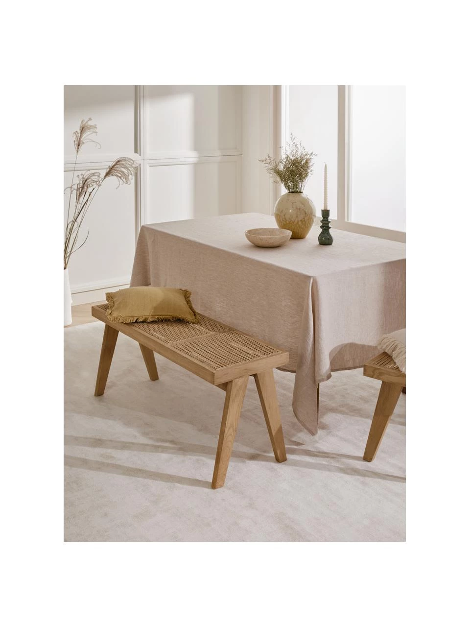 Westwing Collection Sitzbank Sissi mit Wiener Geflecht, B 110 x H 48 cm 4 Westwing Collection Sitzbank Sissi mit Wiener Geflecht, B 110 x H 48 cm – Bild 4