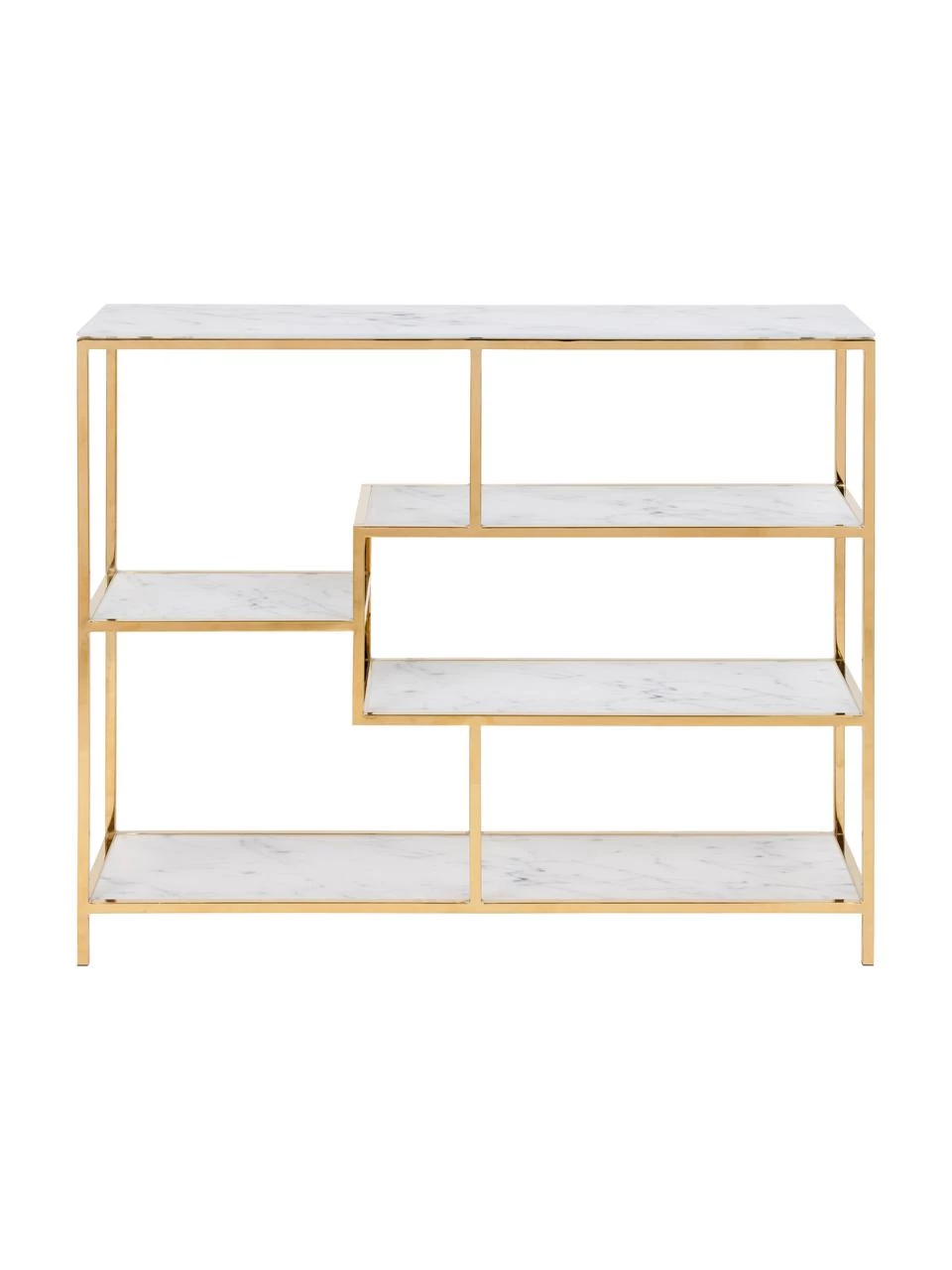 Standregal Aruba in Marmor-Optik, B 110 x H 90 cm 5 Standregal Aruba in Marmor-Optik, B 110 x H 90 cm – Bild 5