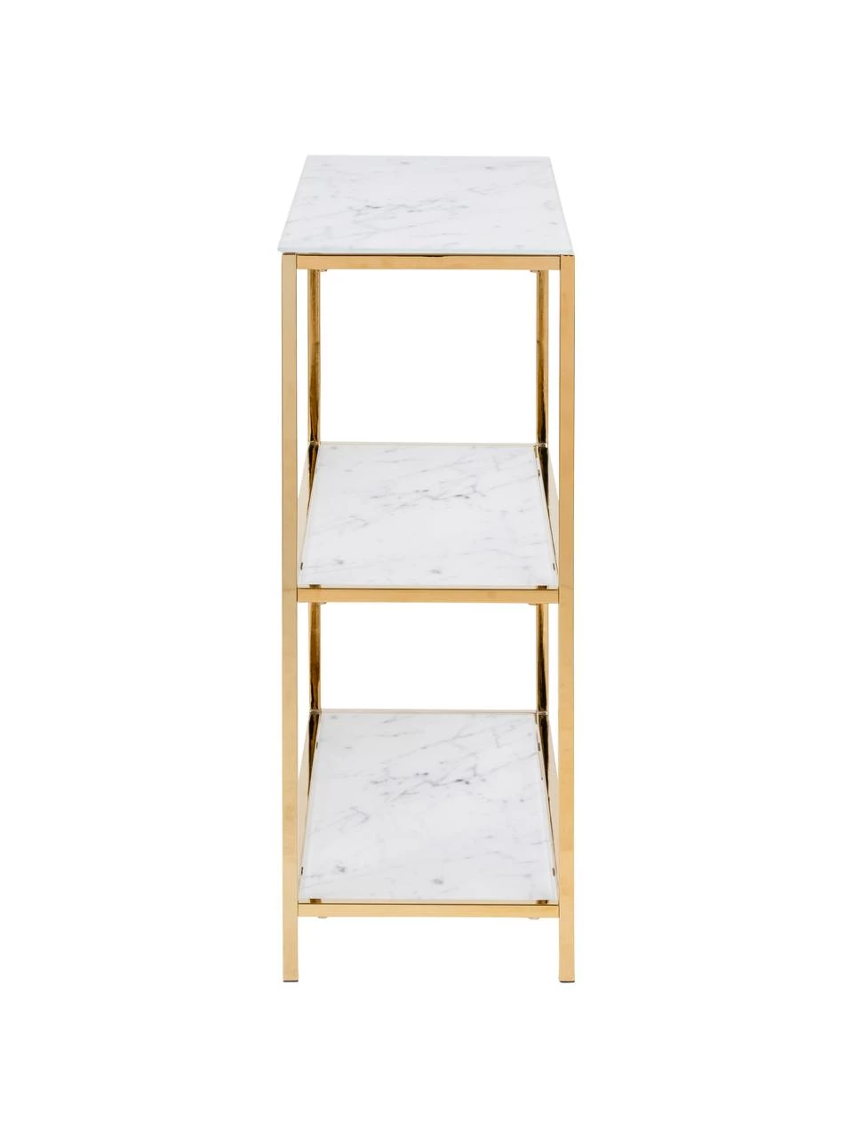 Standregal Aruba in Marmor-Optik, B 70 x H 80 cm 4 Standregal Aruba in Marmor-Optik, B 70 x H 80 cm – Bild 4