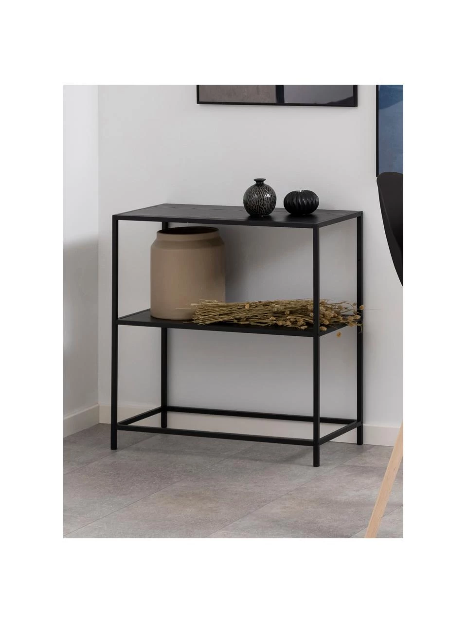 Standregal Seaford aus Holz und Metall, B 77 x H 79 cm 2 Standregal Seaford aus Holz und Metall, B 77 x H 79 cm – Bild 2