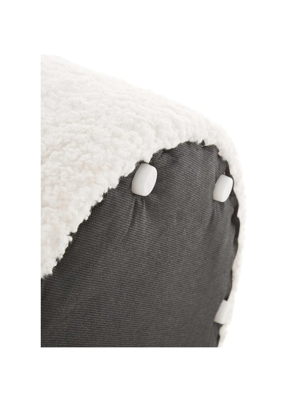 Westwing Collection Teddy-Hocker Daisy in Cremeweiß, Ø 54 x H 38 cm 6 Westwing Collection Teddy-Hocker Daisy in Cremeweiß, Ø 54 x H 38 cm – Bild 6