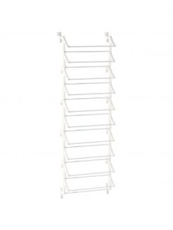 Wand-Schuhregal Skoforvaring in Weiß, B 52 x H 160 cm