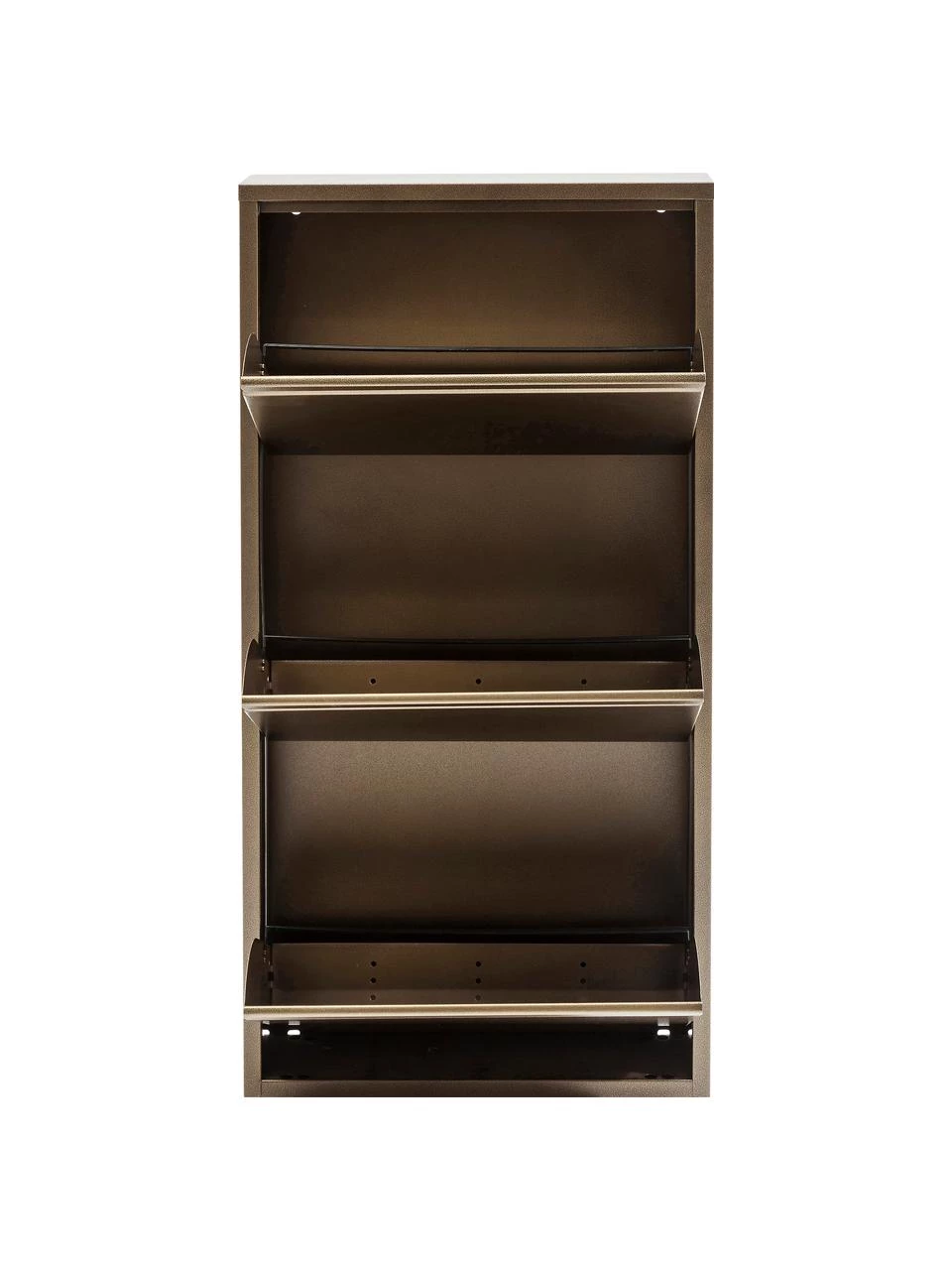 Kare Design Wand-Schuhschrank Caruso mit 3 Klappfächern, B 50 x H 103 cm 5 Kare Design Wand-Schuhschrank Caruso mit 3 Klappfächern, B 50 x H 103 cm – Bild 5